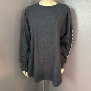 Men's Gray Long Sleeve Shirt